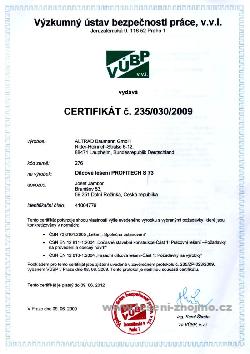 Certifikát lešení